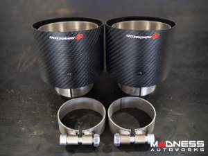 Alfa Romeo Stelvio Custom Exhaust Tips - Ragazzon - Stainless Steel - Carbon Fiber Alfa Romeo Stelvio Custom Exhaust Tips - Ragazzon - Stainless Steel - Carbon Fiber